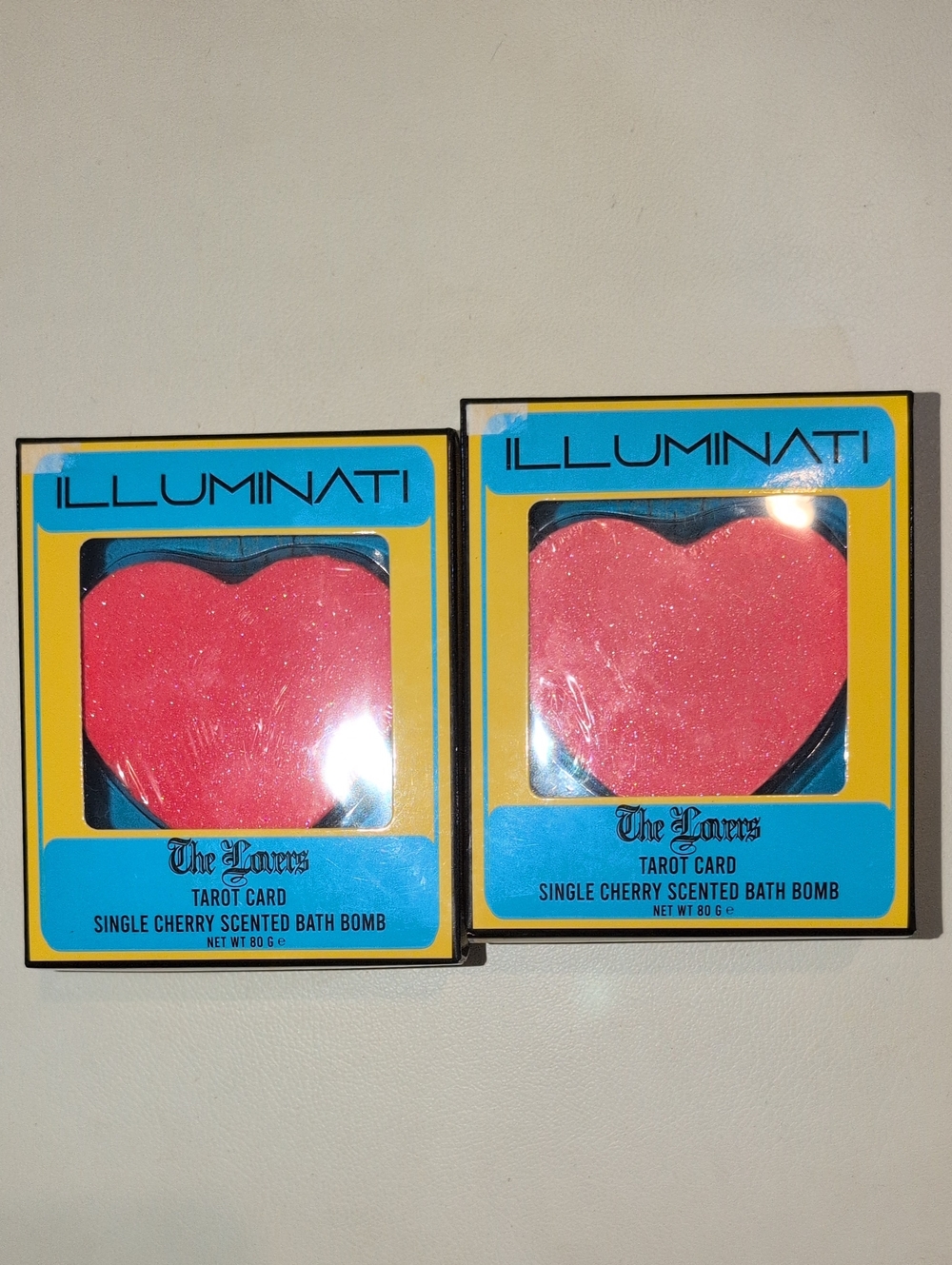 ILLUMINATI The Lovers Heart Bath Bomb - Pink Set Of 2
